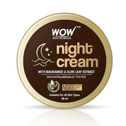 WOW Skin Science Repair & Restore Night Cream | Repairs Skin Damage| Hydrates and Nourishes Skin | Fights Skin Aging | Restores Skin Radiance - Mytrendzcart
