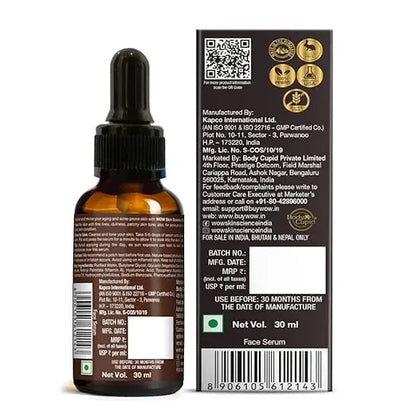 WOW Skin Science Retinol Face Serum - Oil Free - Skin Plumping, Boost Collagen, Anti Acne, Anti Aging, Restoration - No Parabens, Silicones & Mineral Oil, 30 ml - Mytrendzcart