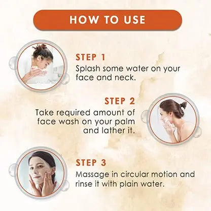 WOW Skin Science Ubtan Foaming Face Wash | Built in Brush for Deep Cleansing | Turmeric & Saffron | All Skin Types | Bright, Clear Skin | Paraben & Sulphates Free| Face Wash for Women & Men | 150 ml - Mytrendzcart