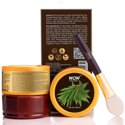 Wow Skin Science Anti-Acne Neem & Tea Tree Clay Face Mask - Mytrendzcart