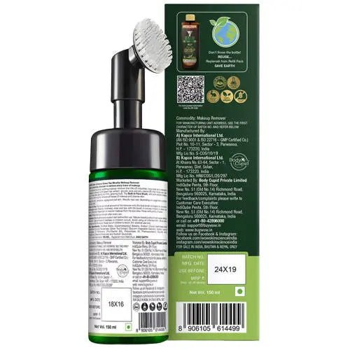 Wow Skin Science Green Tea Makeup Remover -150 ml - Mytrendzcart