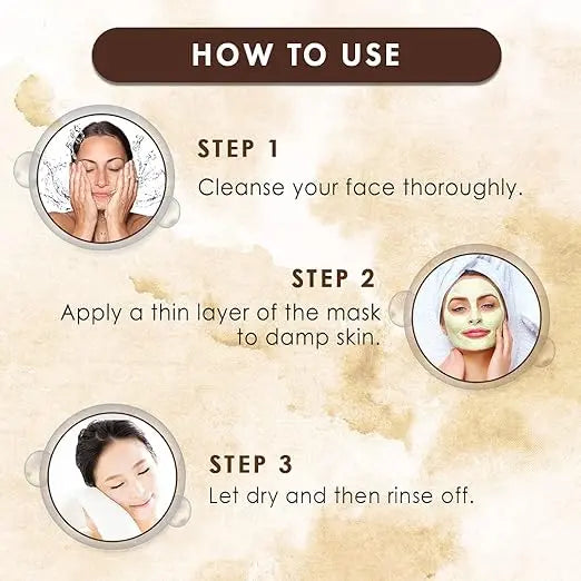 Wow Skin Science Vitamin C Glow Clay Face Mask With Lemon & Orange Essential Oils, Jojoba Oil & Bentonite Clay - For All Skin Types - No Parabens, Synthetic Fragrance, Mineral Oil & Color - 200 Ml - Mytrendzcart