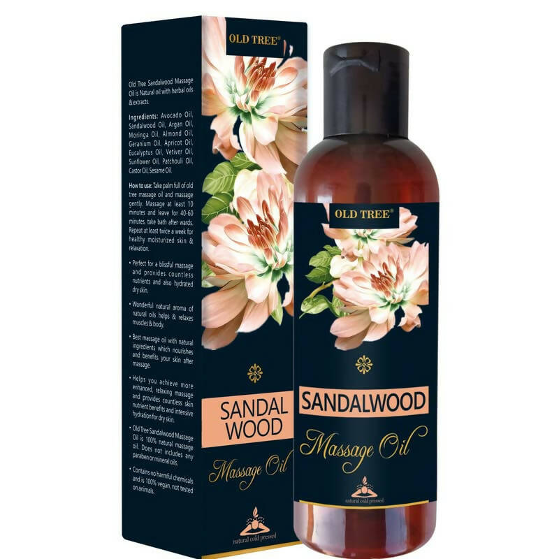 Old Tree Sandalwood Body Massage Oil - Mytrendzcart