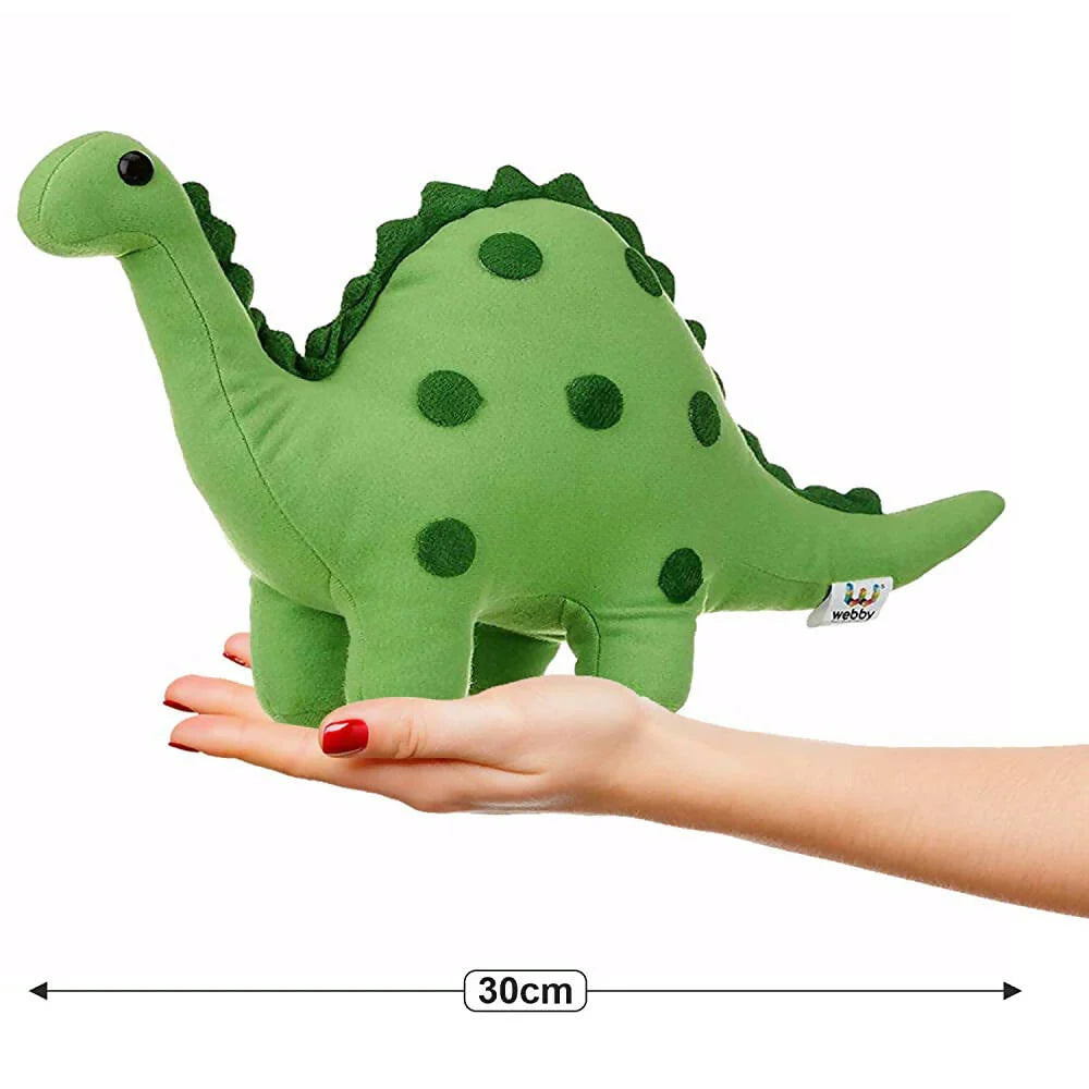 Webby Green Soft Dinosaur Plush Stuffed Toy-30cm Mytrendzcart