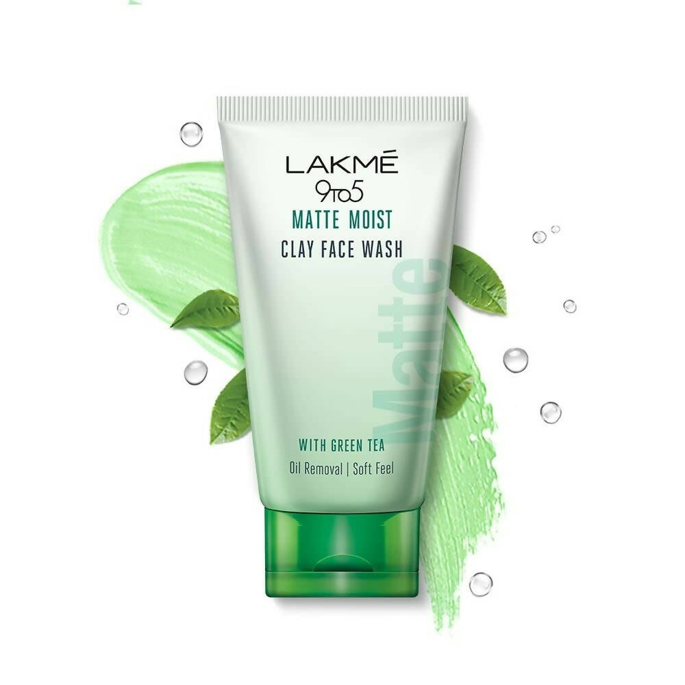 Lakme 9to5 Matte Moist Clay Facewash With Green Tea - Mytrendzcart