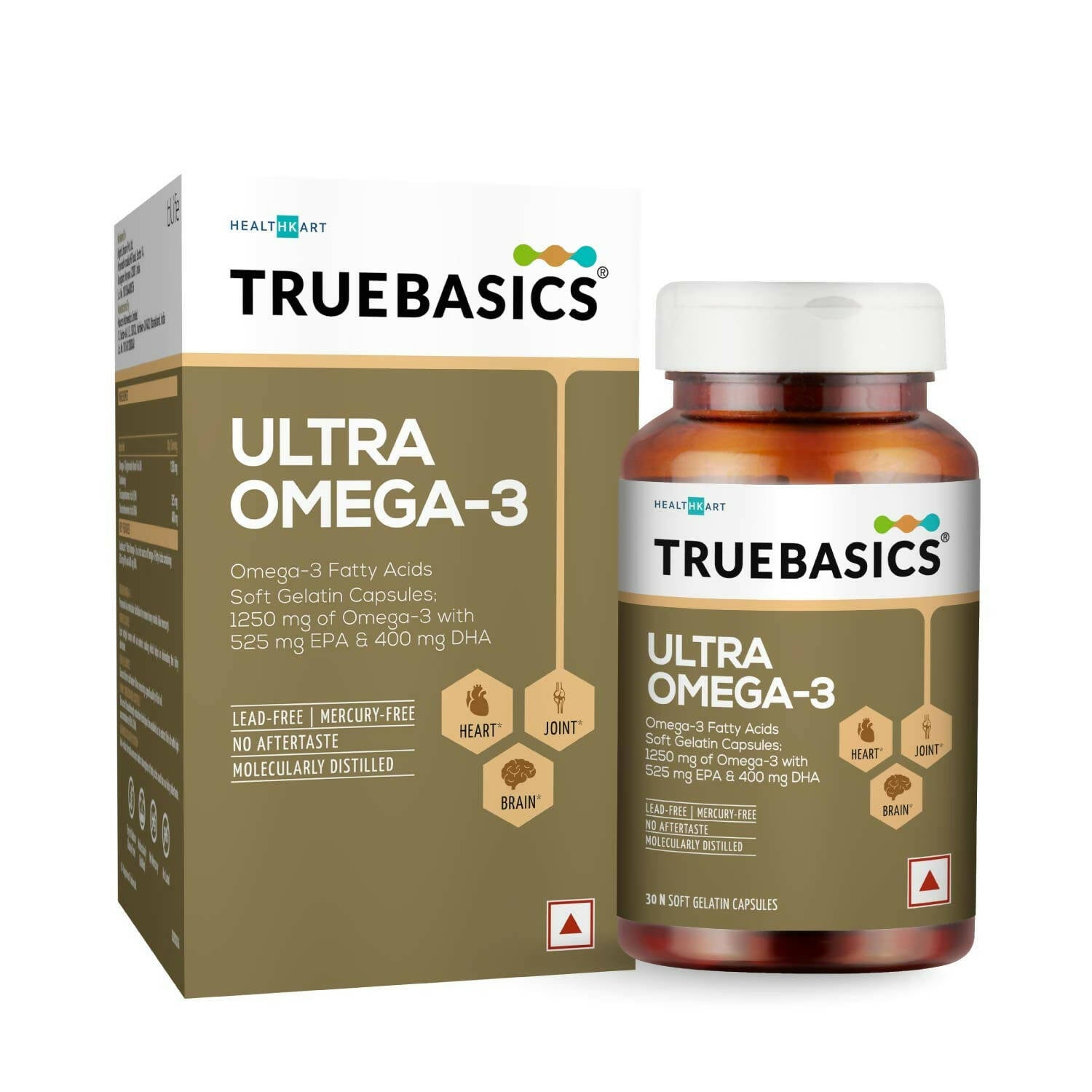 TrueBasics Ultra Omega 3 Fish Oil Capsules for Women & Men - Mytrendzcart