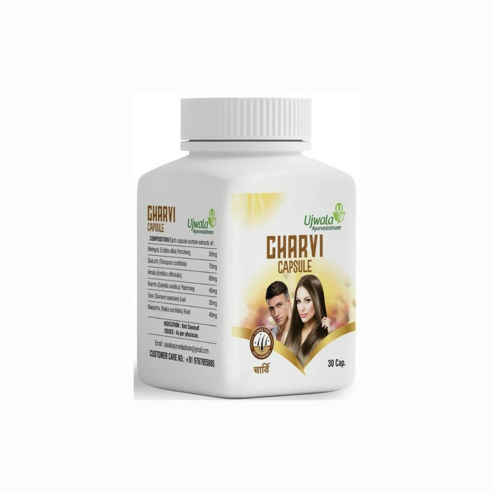 Ujwala Ayurvedashram Charvi Capsules - Mytrendzcart