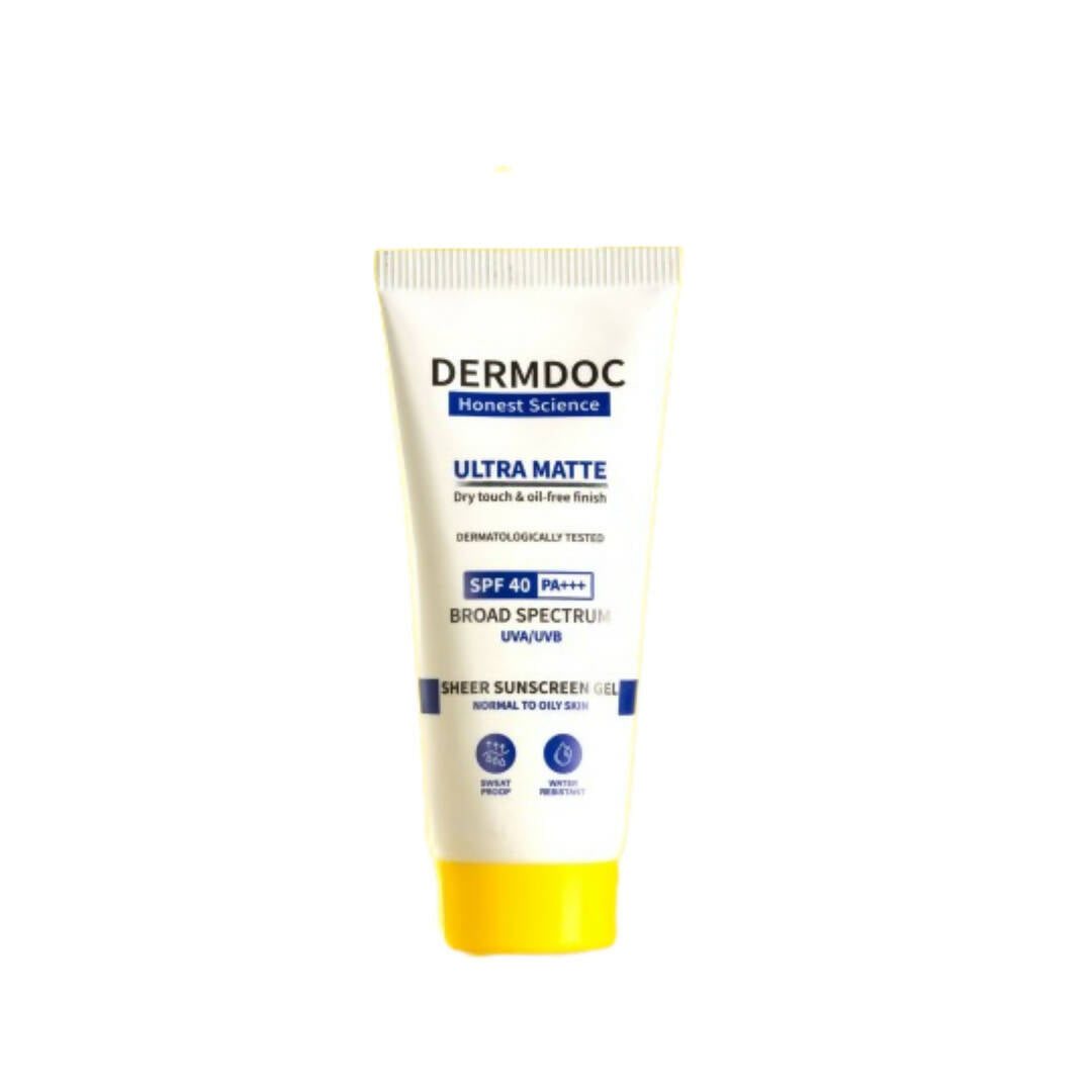 Dermdoc Ultra Matte Sheer Sunscreen Gel - Mytrendzcart