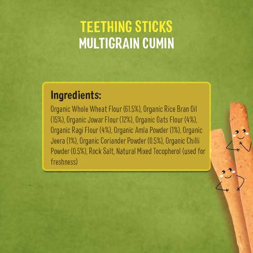 Timios Multigrain Cumin Teething Sticks For Toddlers -150 gm Mytrendzcart