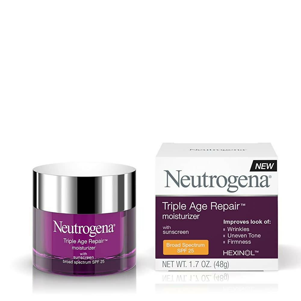 Neutrogena Triple Age Repair Anti Wrinkle Daily Facial Moisturizer With Spf 25 - Mytrendzcart