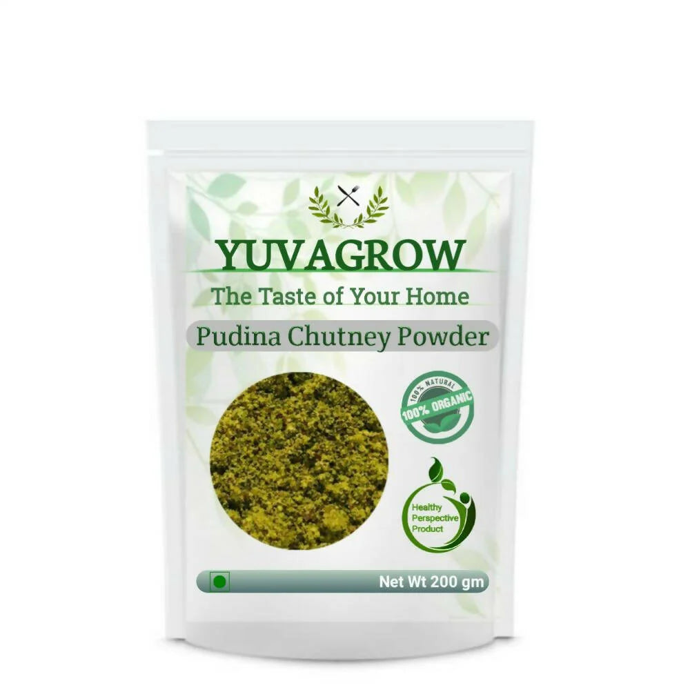 Yuvagrow Pudina Chutney Powder -200 gm Mytrendzcart