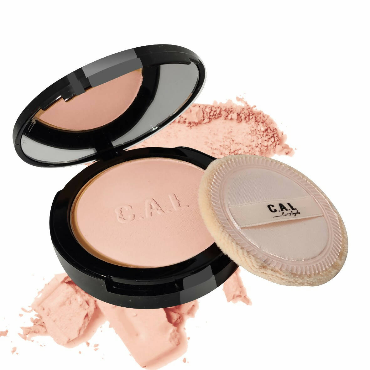 CAL Los Angeles Finish Up Matte Compact -Peach - Mytrendzcart