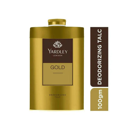 Yardley London Gold Deodorizing Talc For Men -100 gm - Mytrendzcart