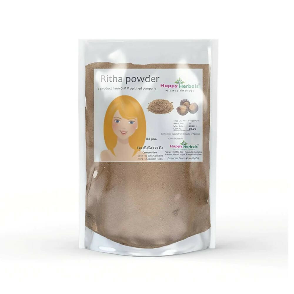 Happy Herbals Ritha Powder - Mytrendzcart