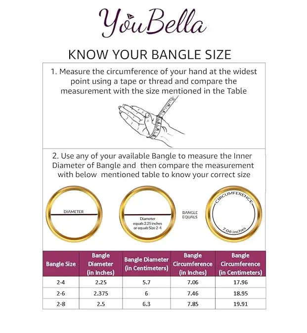 YouBella Jewellery for Women Traditional Silver Plated Oxidized Bracelet Bangle Set For Women - Mytrendzcart