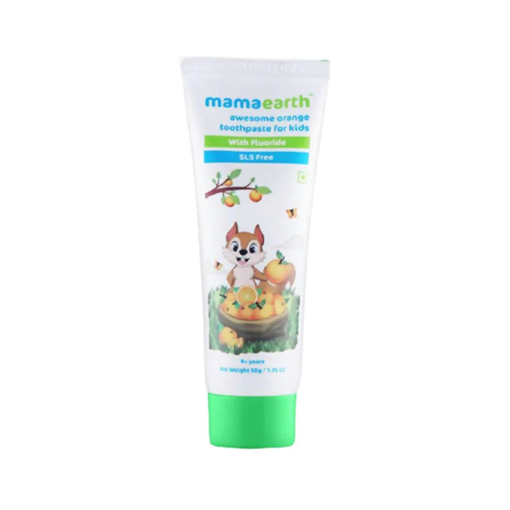 Mamaearth Awesome Orange Toothpaste For Kids Mytrendzcart