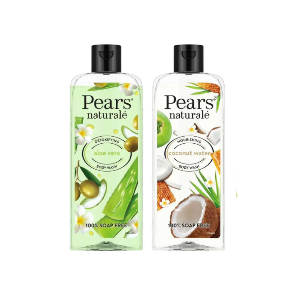 Pears Naturale Nourishing Coconut Water & Detoxifying Aloevera Body Wash Combo - Mytrendzcart