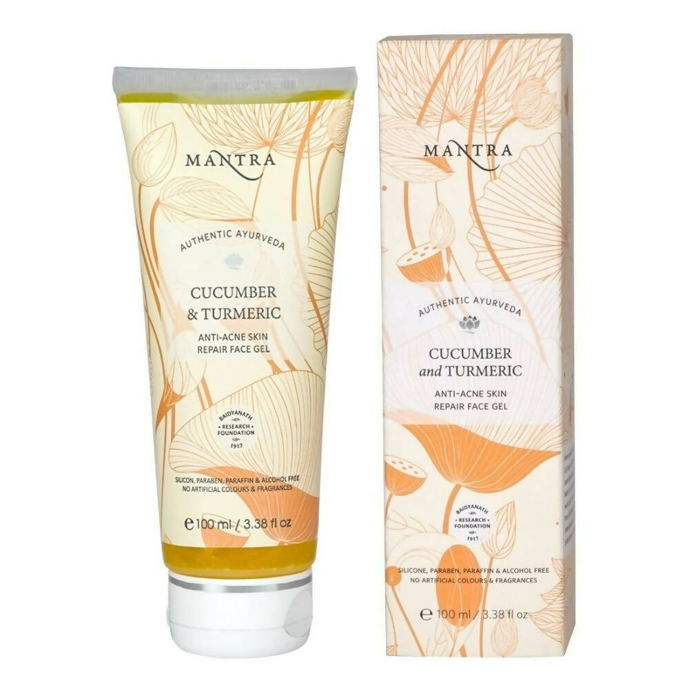 Mantra Herbal Cucumber & Turmeric Anti-Acne Skin Repair Face Gel - Mytrendzcart