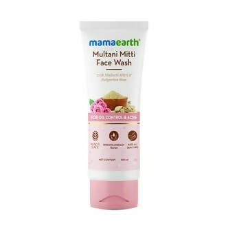 Mamaearth Multani Mitti Face Wash With Multani Mitti & Bulgarian Rose - Mytrendzcart