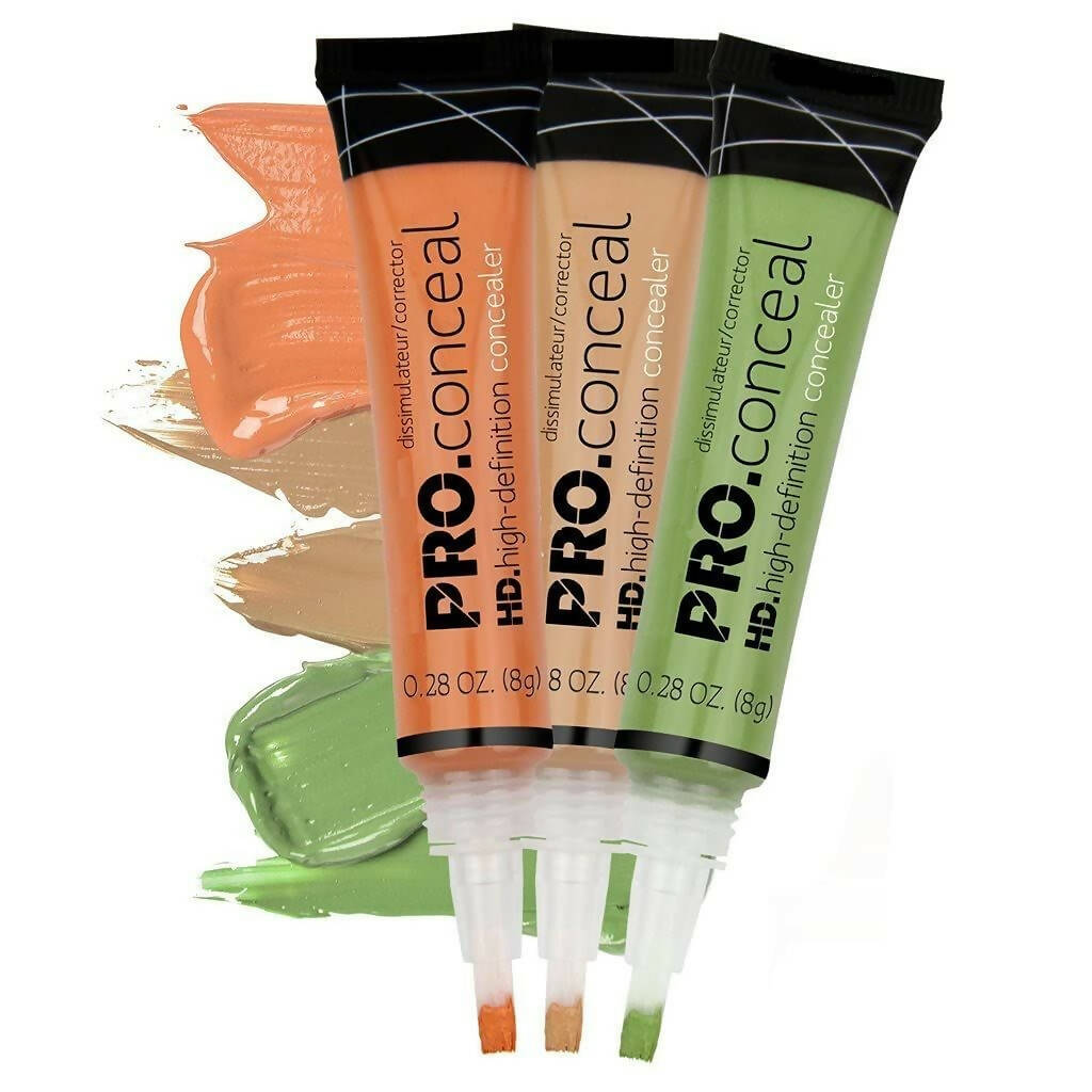 Favon Fab Secret Pack of 3 Concealer (Contour/Corrector) (Orange, Green, Beige) - Mytrendzcart