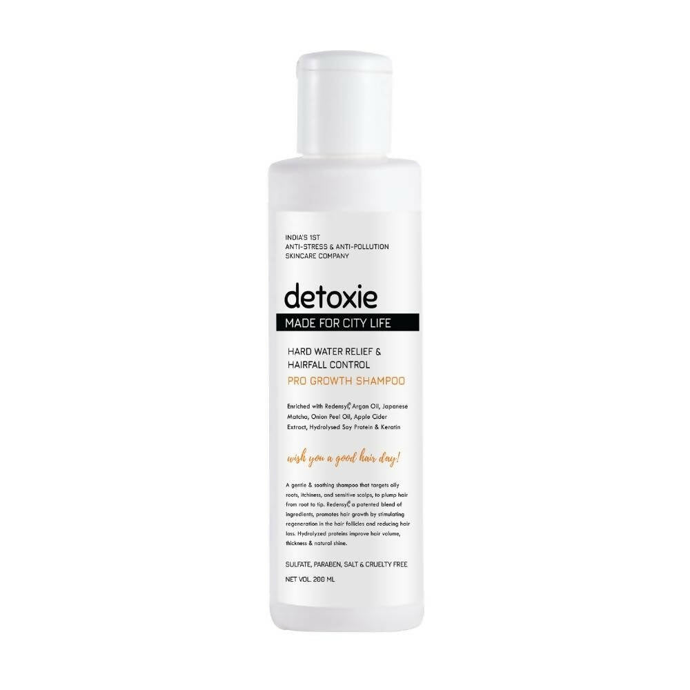 Detoxie Hard Water Relief & Hair Fall Control Pro Growth Shampoo - Mytrendzcart