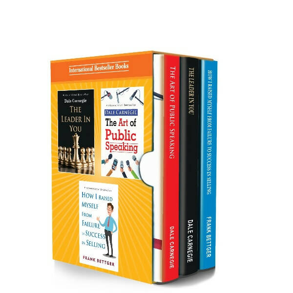 Personality Development for Business Management Books Set of 3| Success In Selling, Leaders, The Art of Public Speaking - Mytrendzcart