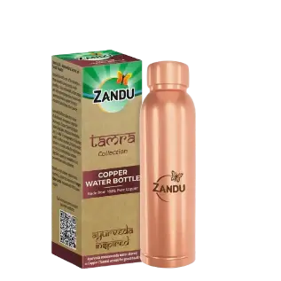 Zandu Copper Water Bottle -950 ml - Mytrendzcart