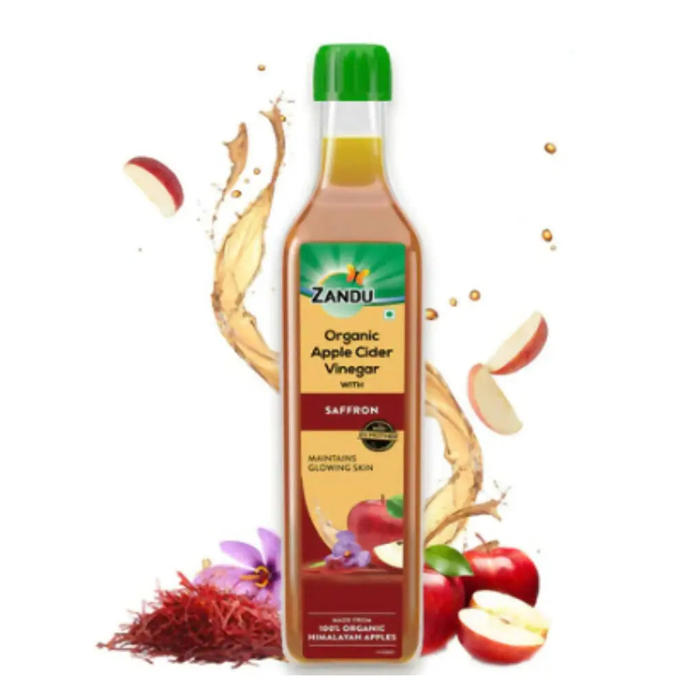 Zandu Organic Apple Cider Vinegar With Saffron - Mytrendzcart