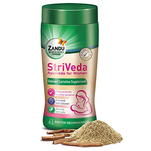 Zandu StriVeda Satavari Lactation Supplement -210 gm - Pack of 1 - Mytrendzcart