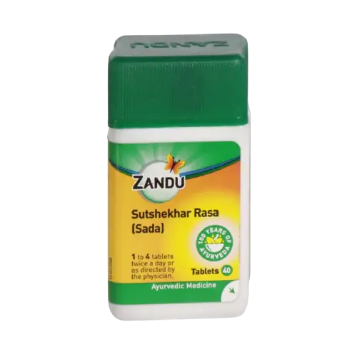 Zandu Sutshekhar Rasa (Sada) -40 tabs - Mytrendzcart