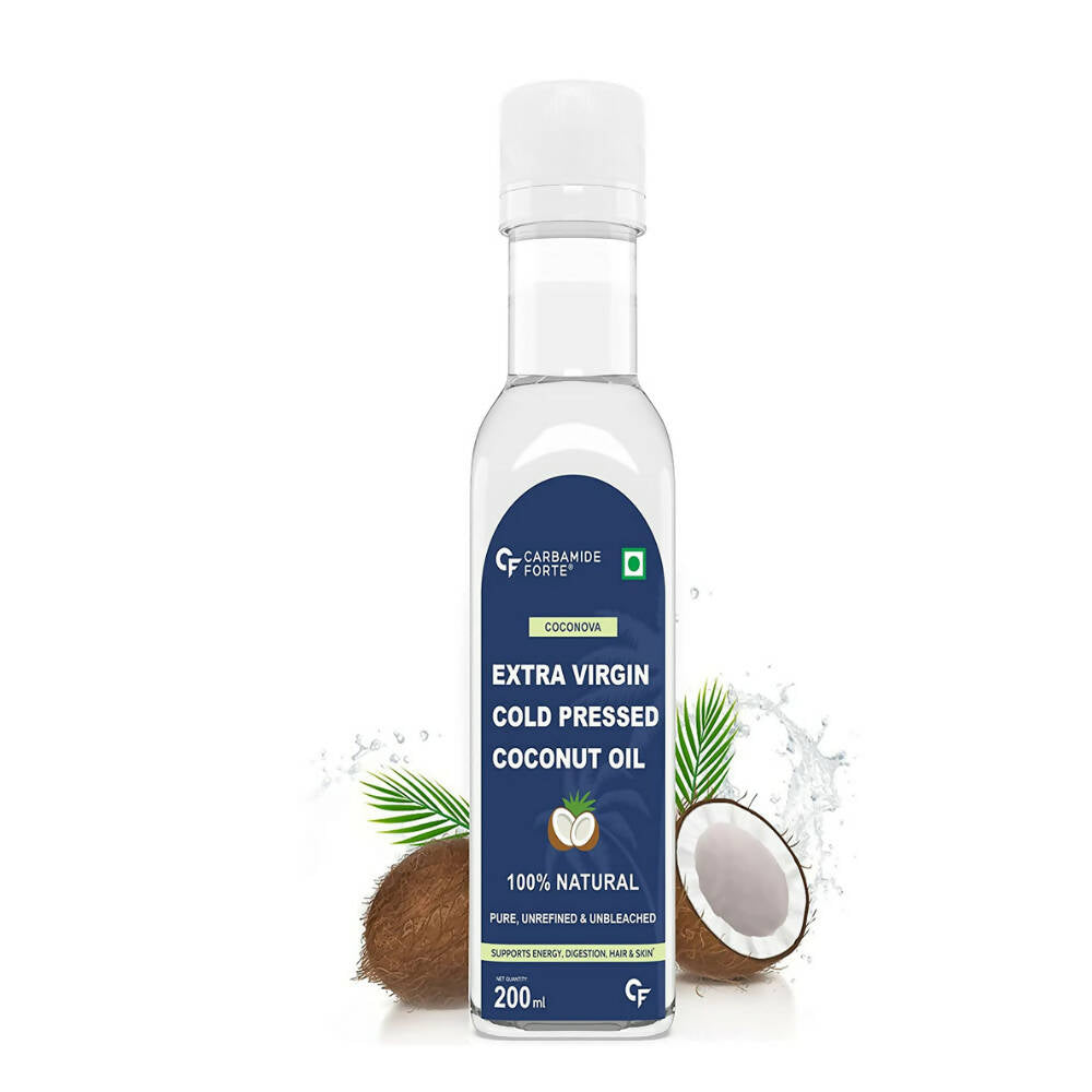 Carbamide Forte Pure Extra Virgin Cold Pressed Coconut Oil - Mytrendzcart