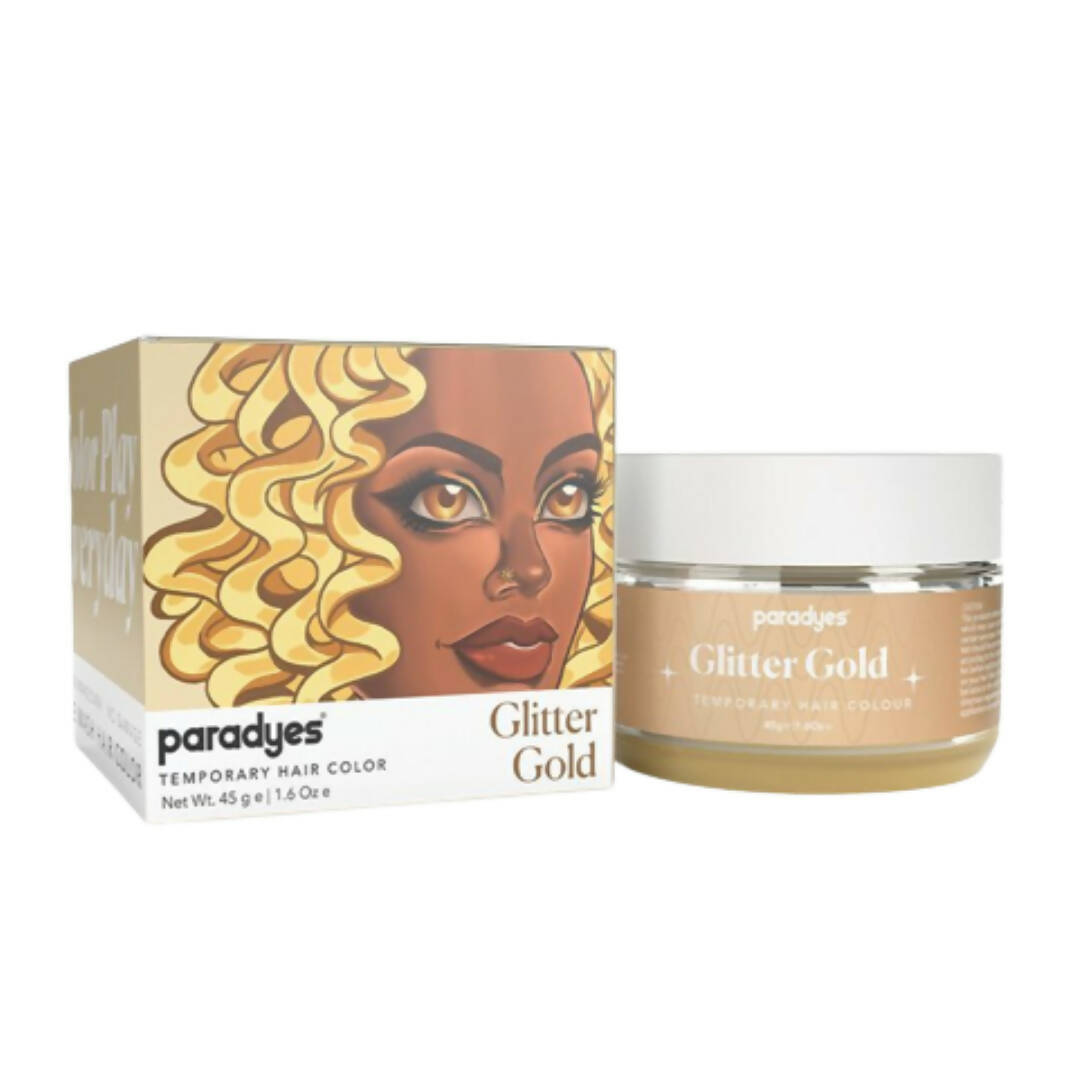 Paradyes Temporary Hair Color - Glitter Gold - Mytrendzcart