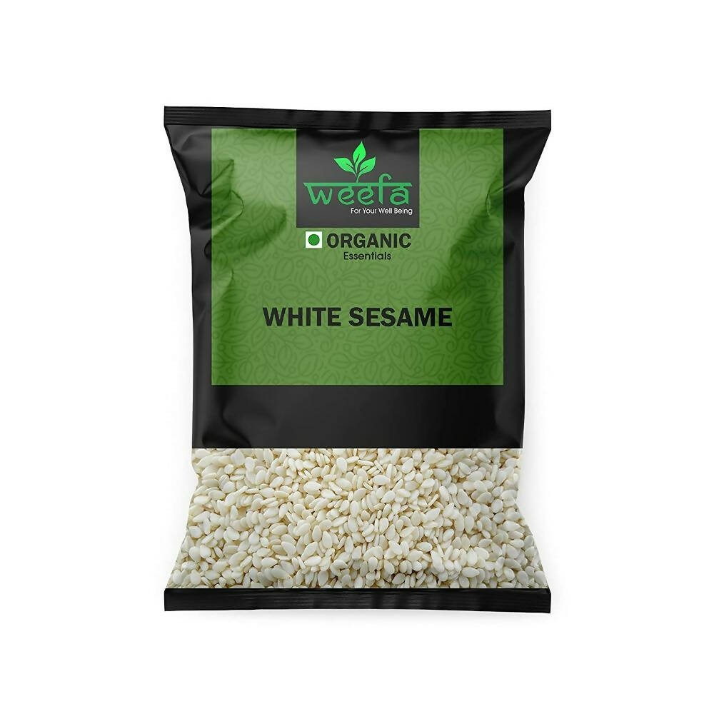 Weefa Organic White Sesame Safed Till Seeds - Mytrendzcart