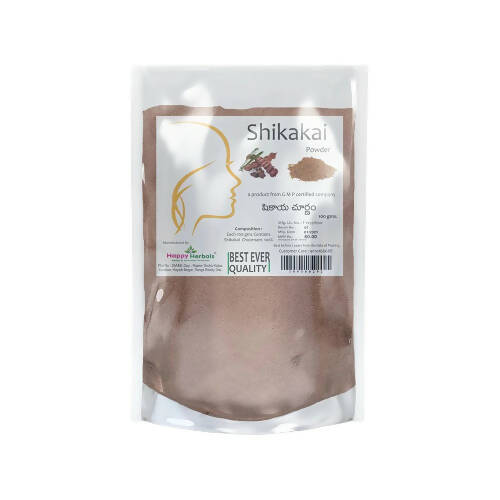 Happy Herbals Shikakai powder - Mytrendzcart