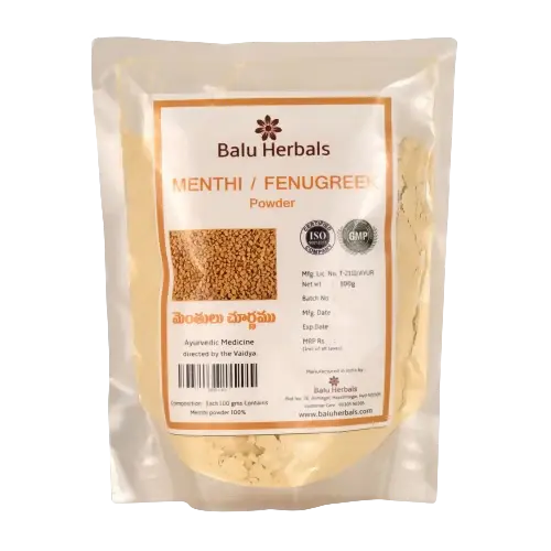 alu Herbals Fenugreek (Menthula) Powder -100 gm - Mytrendzcart