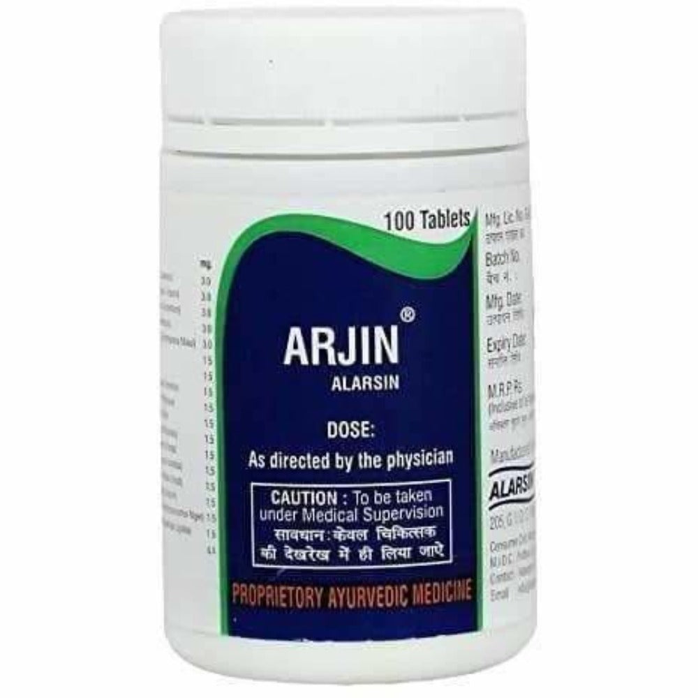 Alarsin Ayurvedic Arjin Tablet Mytrendzcart