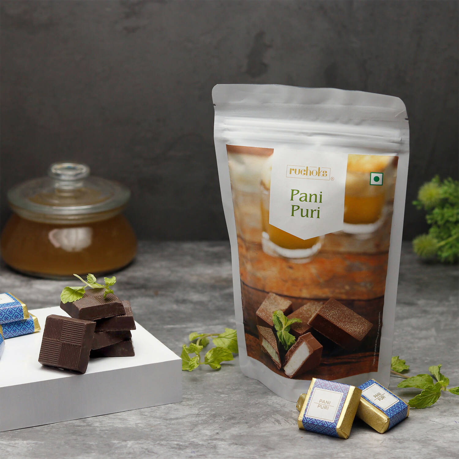 Dibha Ruchoks - Pani Puri Premium Chocolate - Mytrendzcart