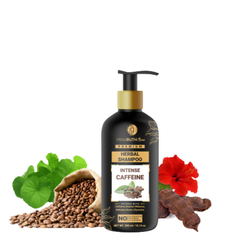 Prakruth Care Premium Herbal Intense Caffeine Shampoo - Mytrendzcart