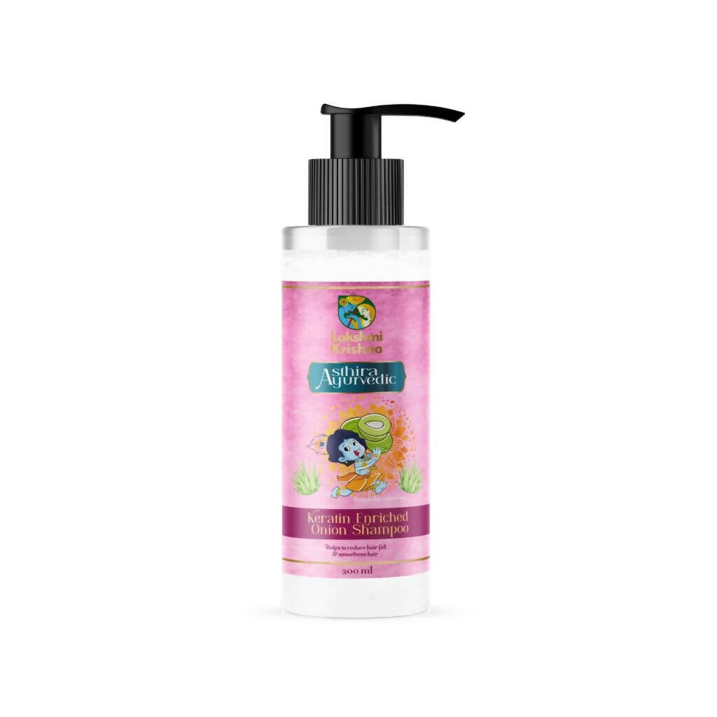 Lakshmi Krishna Keratin Enriched Onion Shampoo - Mytrendzcart