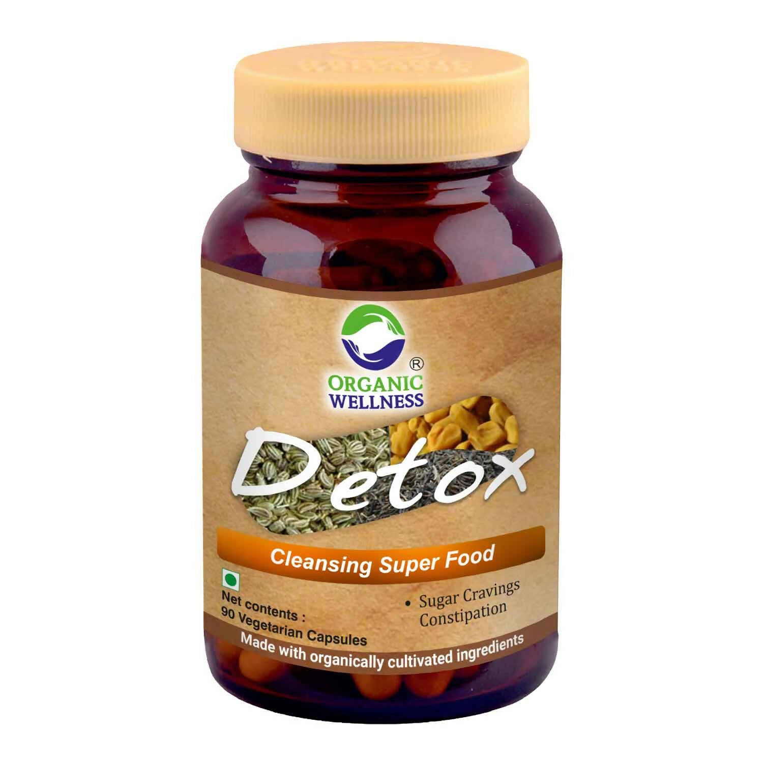 Organic Wellness Detox Vegetarian Capsules - Mytrendzcart