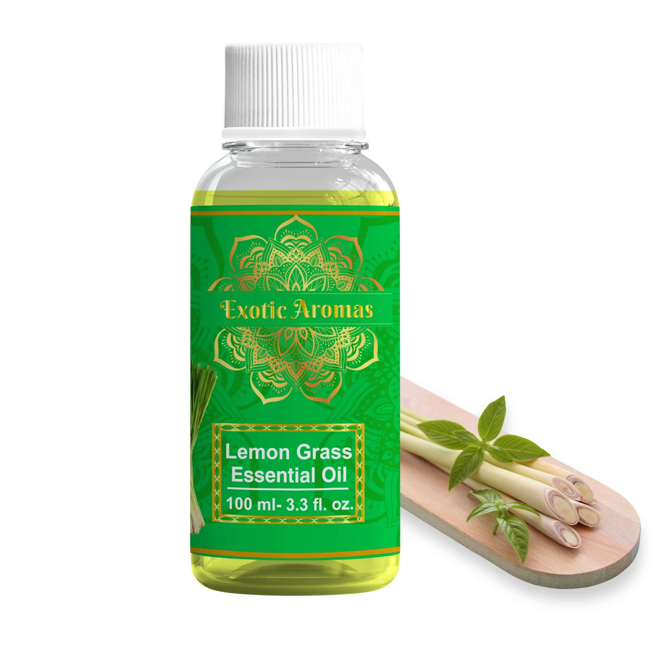 Exotic Aromas Lemongrass Essential Oil for Hair, Skin - Mytrendzcart