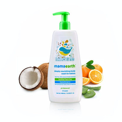 Mamaearth Deeply Nourishing Body Wash For Babies -100 ml Mytrendzcart