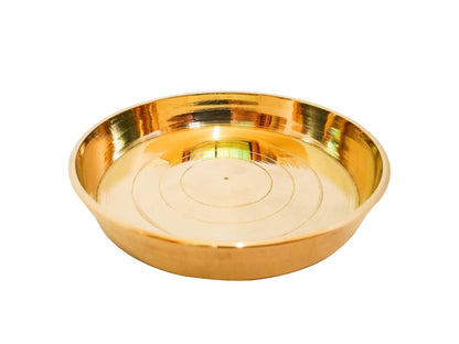 Brass Bhog Prasad Plates