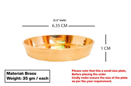 Brass Bhog Prasad Plates