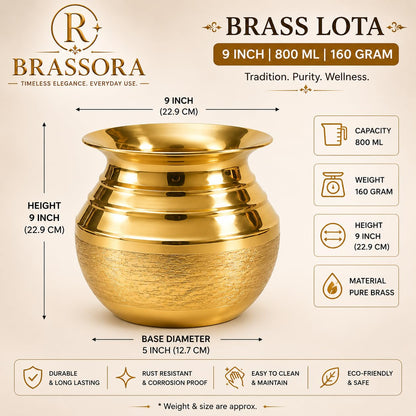 Brass Lota Kalash