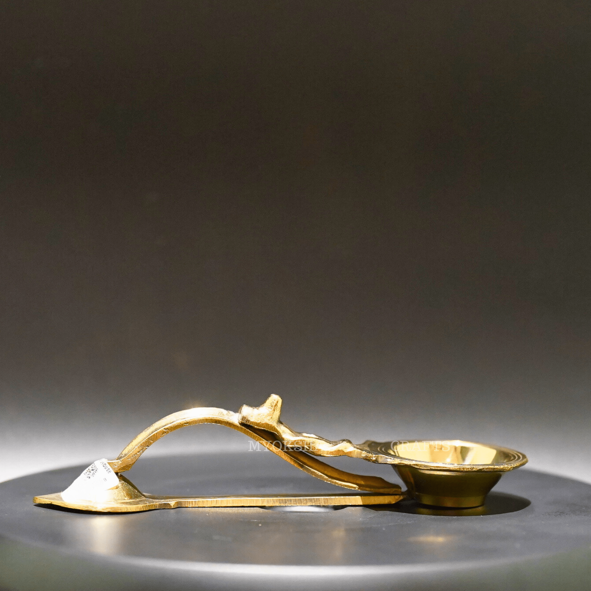 Brass Udupi Round Arti - Divine Offering for Spiritual Seekers - Mytrendzcart