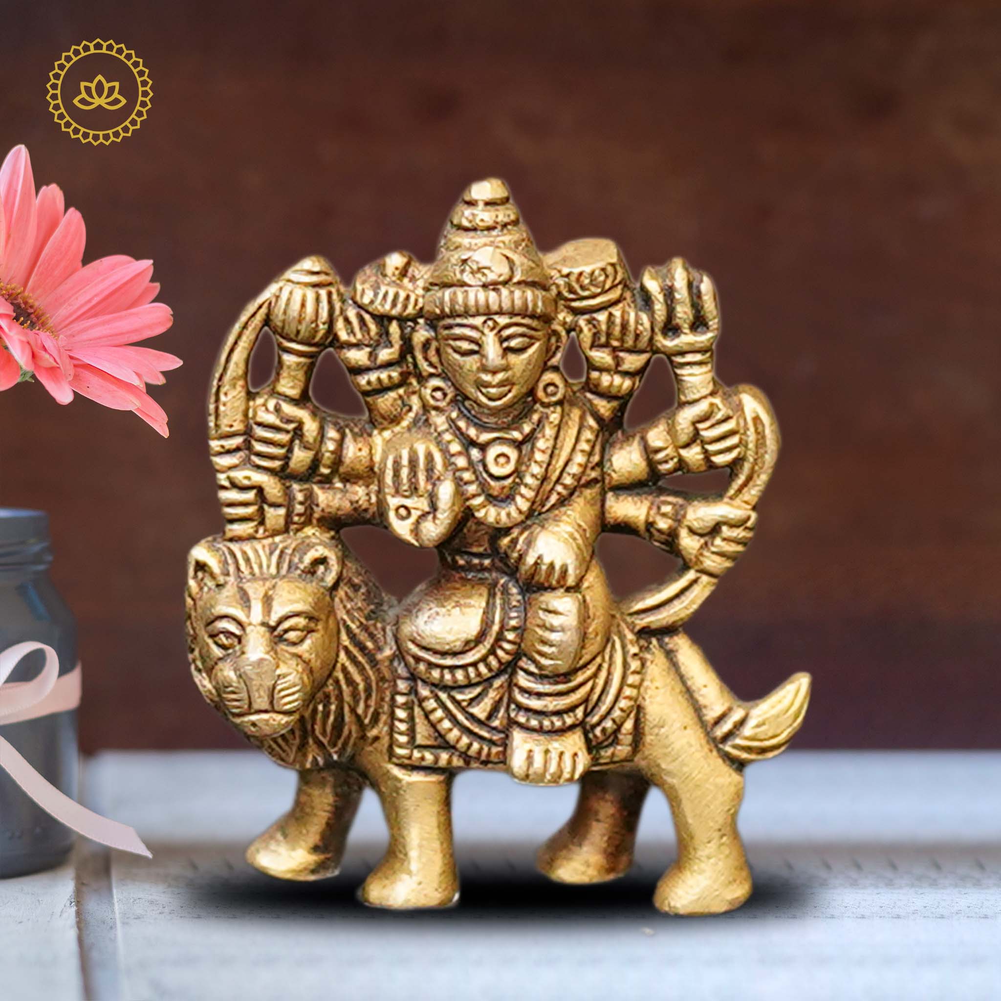 Brass Vaishnavi Devi Idol - Mytrendzcart