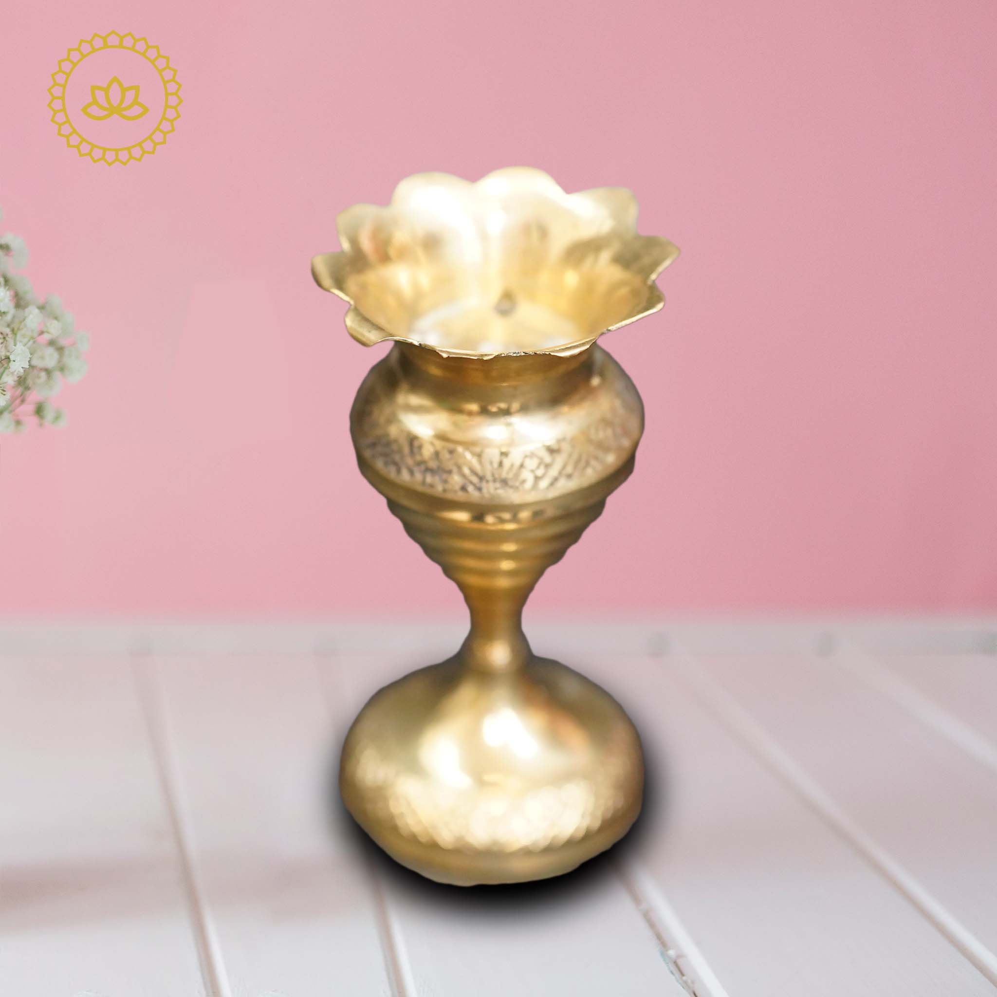 Brass Vase - Shaped Agarbatti Holder - Mytrendzcart