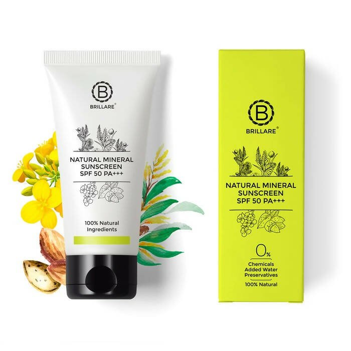 Brillare Natural Mineral Sunscreen Spf 50 - Mytrendzcart
