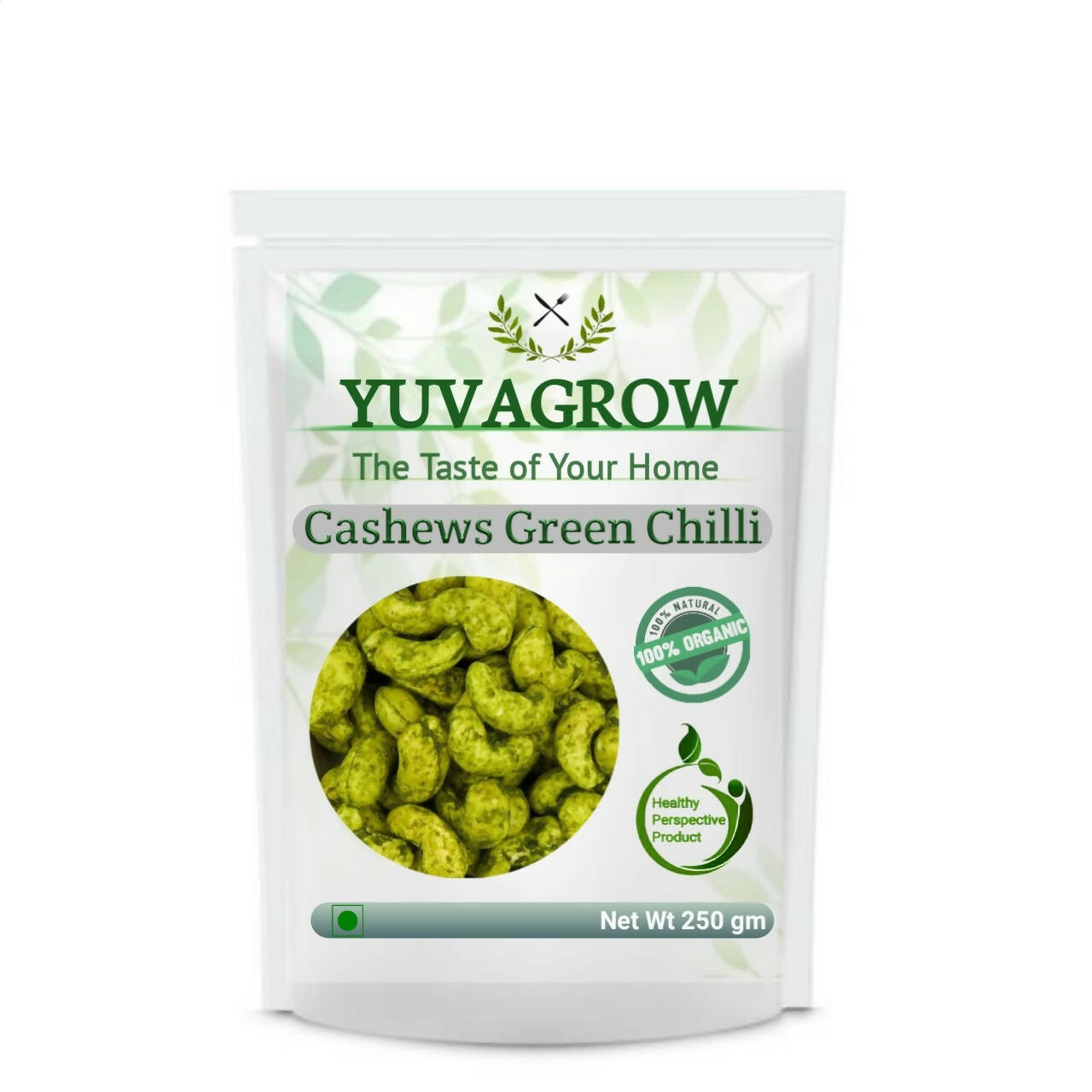 Yuvagrow Cashews Green Chilli - Mytrendzcart